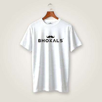 Bhokals Printed Round Neck Cotton Men T-Shirt