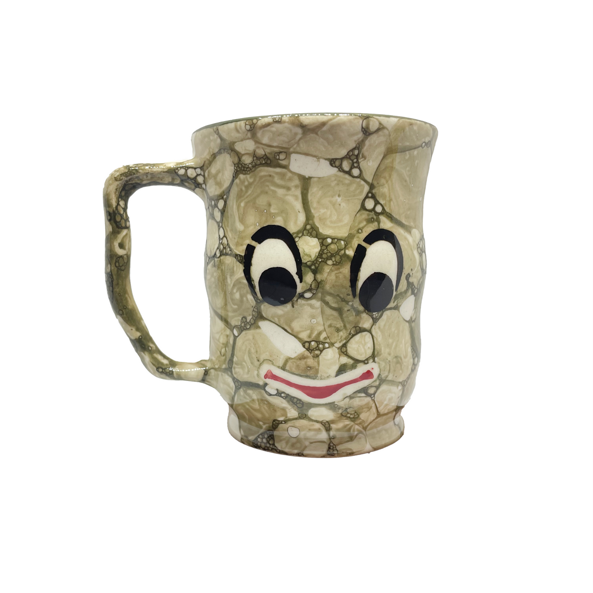 Bhokals Face Print Green Coffee Mug