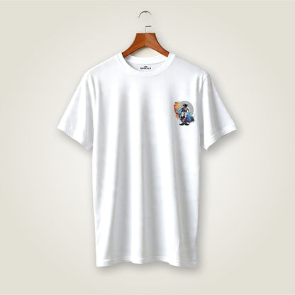 Bhokals Premium Oversized Front & Back Printed T-Shirt for Men - Astronaut