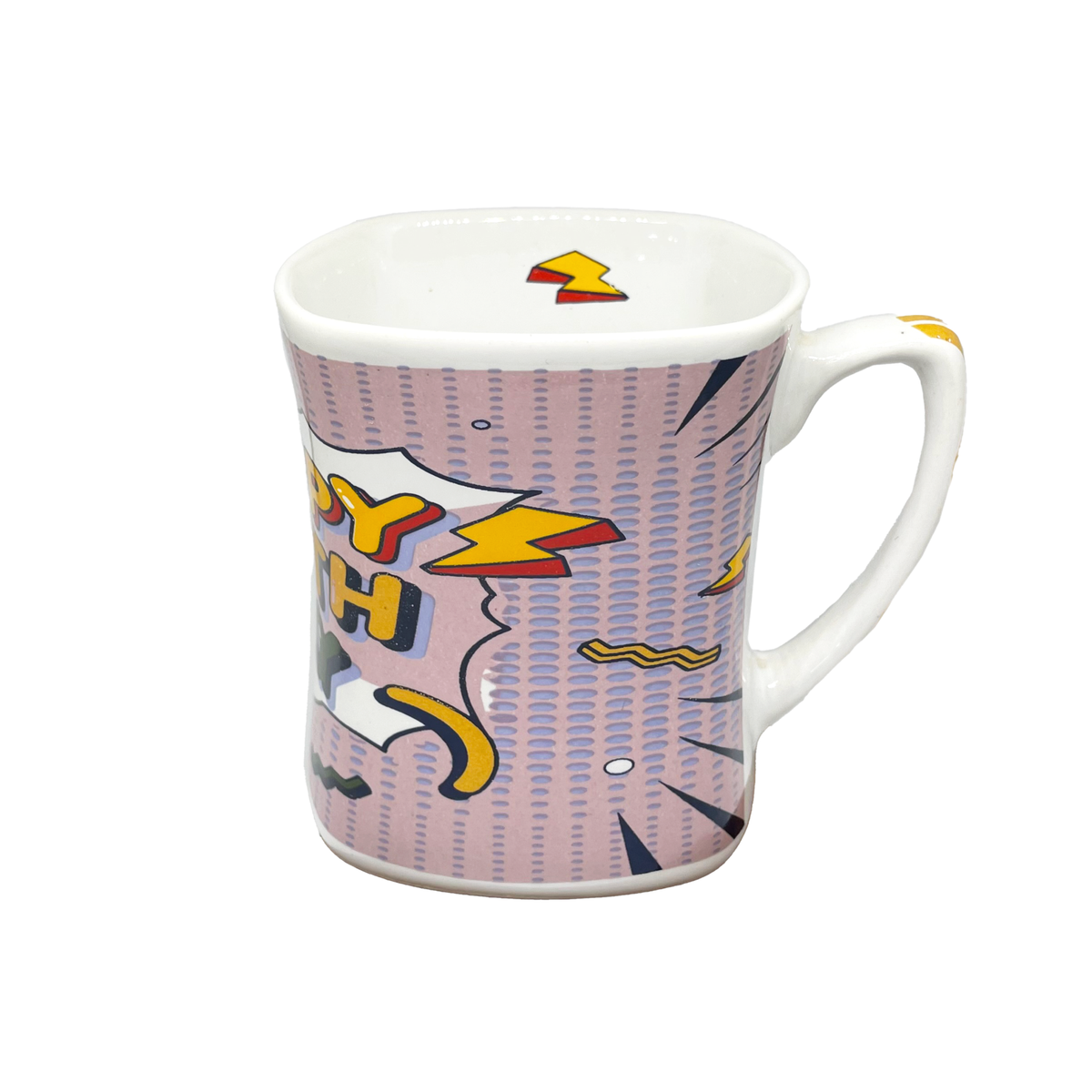 Bhokals Happy Birthday Pink Printed White Coffee Mug
