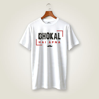 Bhokal Hai Apna Printed Round Neck Cotton Men T-Shirt