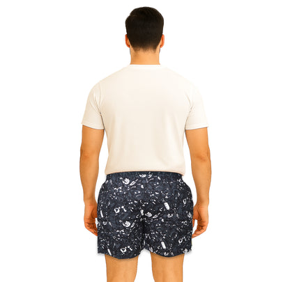 Grey Ghost Printed Cotton Boxer For Men