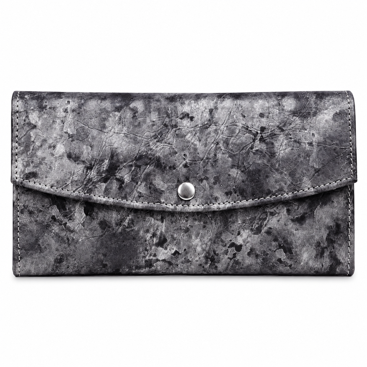 Leather Grey Texture Women Wallet
