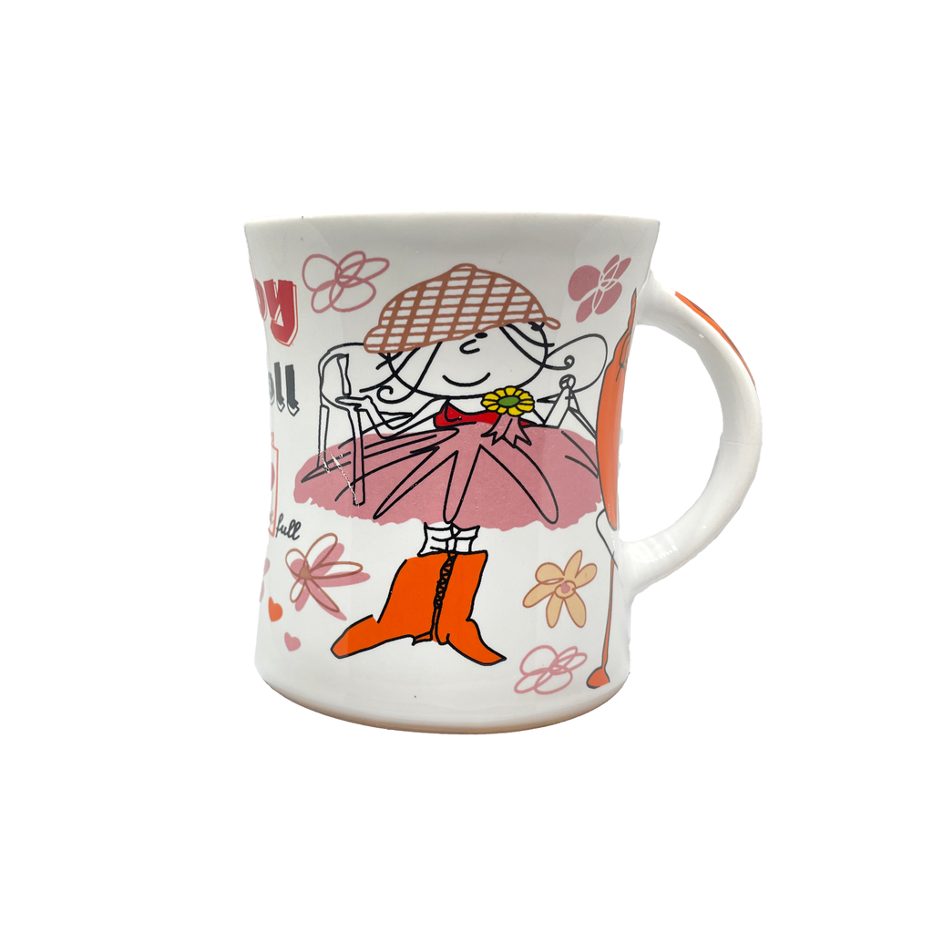 Bhokals Baby Doll Red Printed White Coffee Mug
