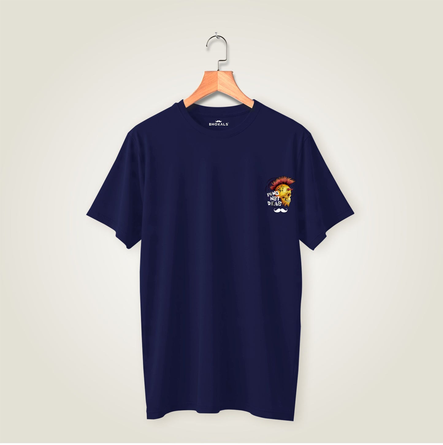 Bhokals Premium Oversized Front & Back Printed T-Shirt for Men - Punk