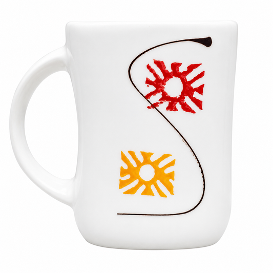 Bhokals Design Printed White Coffee Mug