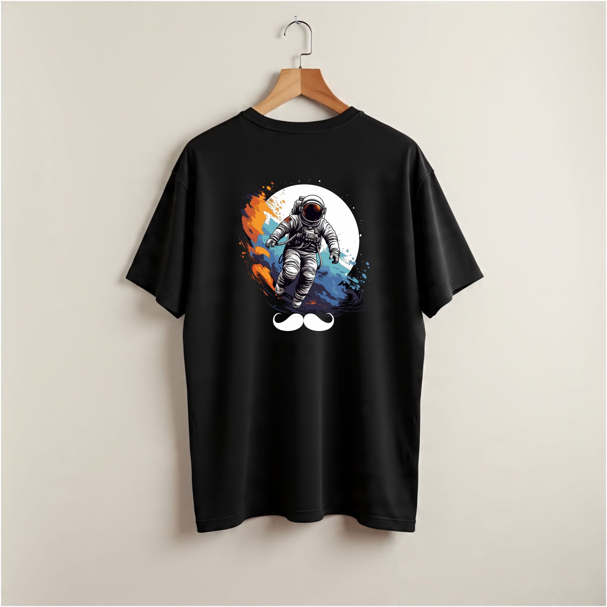 Bhokals Premium Oversized Front Back Printed T-Shirt for Men Astro