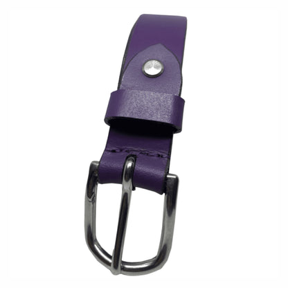 Bhokals Women Purple Leather Belt