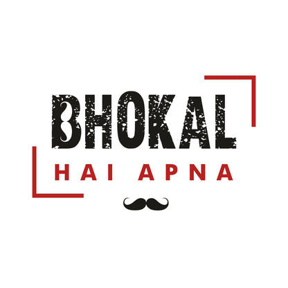 Bhokal Hai Apna Printed Round Neck Cotton Men T-Shirt
