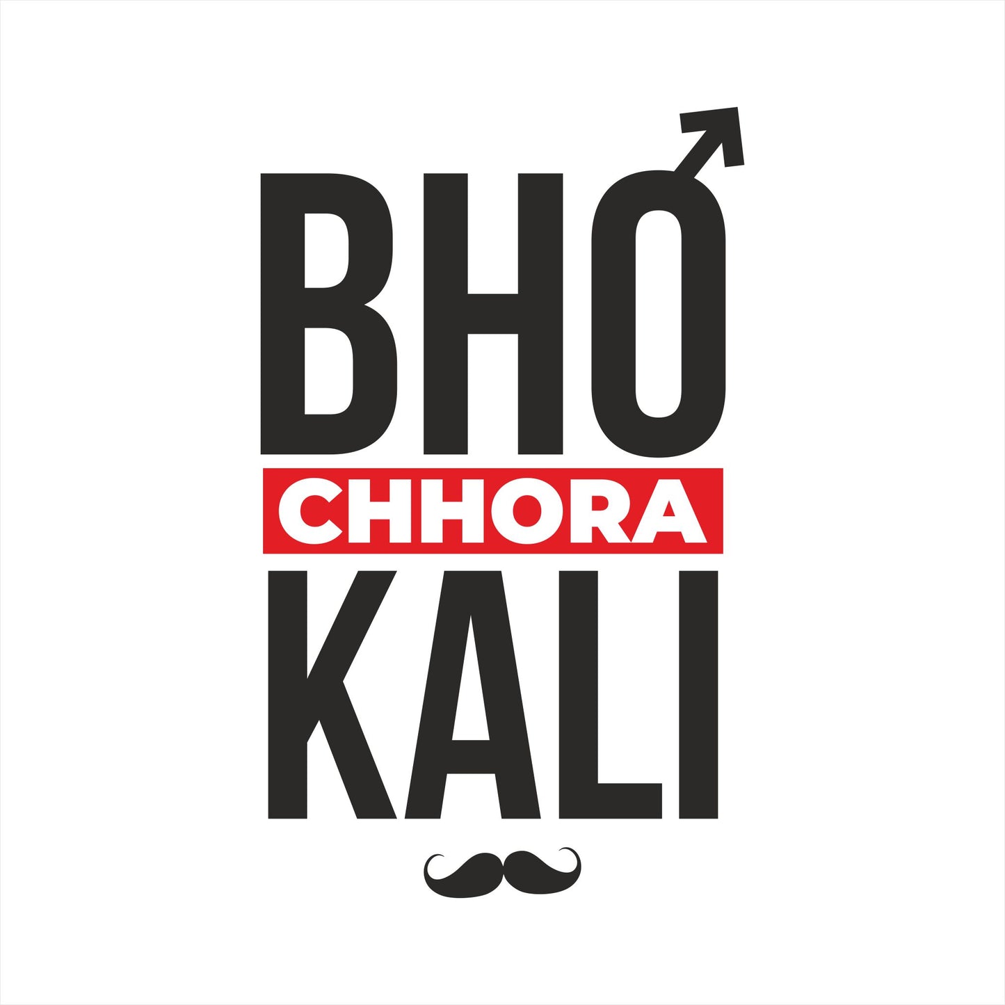 Bhokali Chora Printed Round Neck Cotton Men T-Shirt