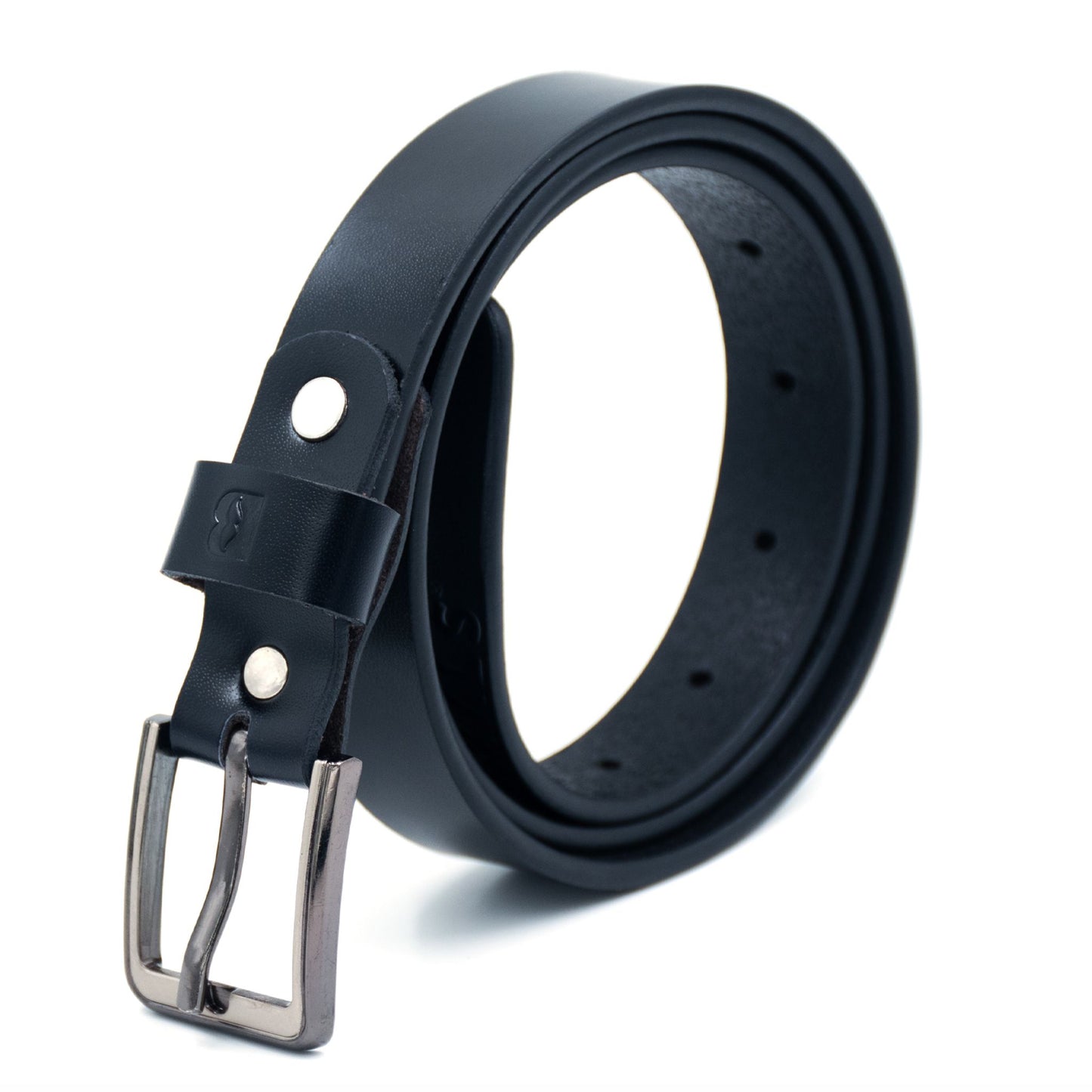 Bhokals Women Black Leather Belt
