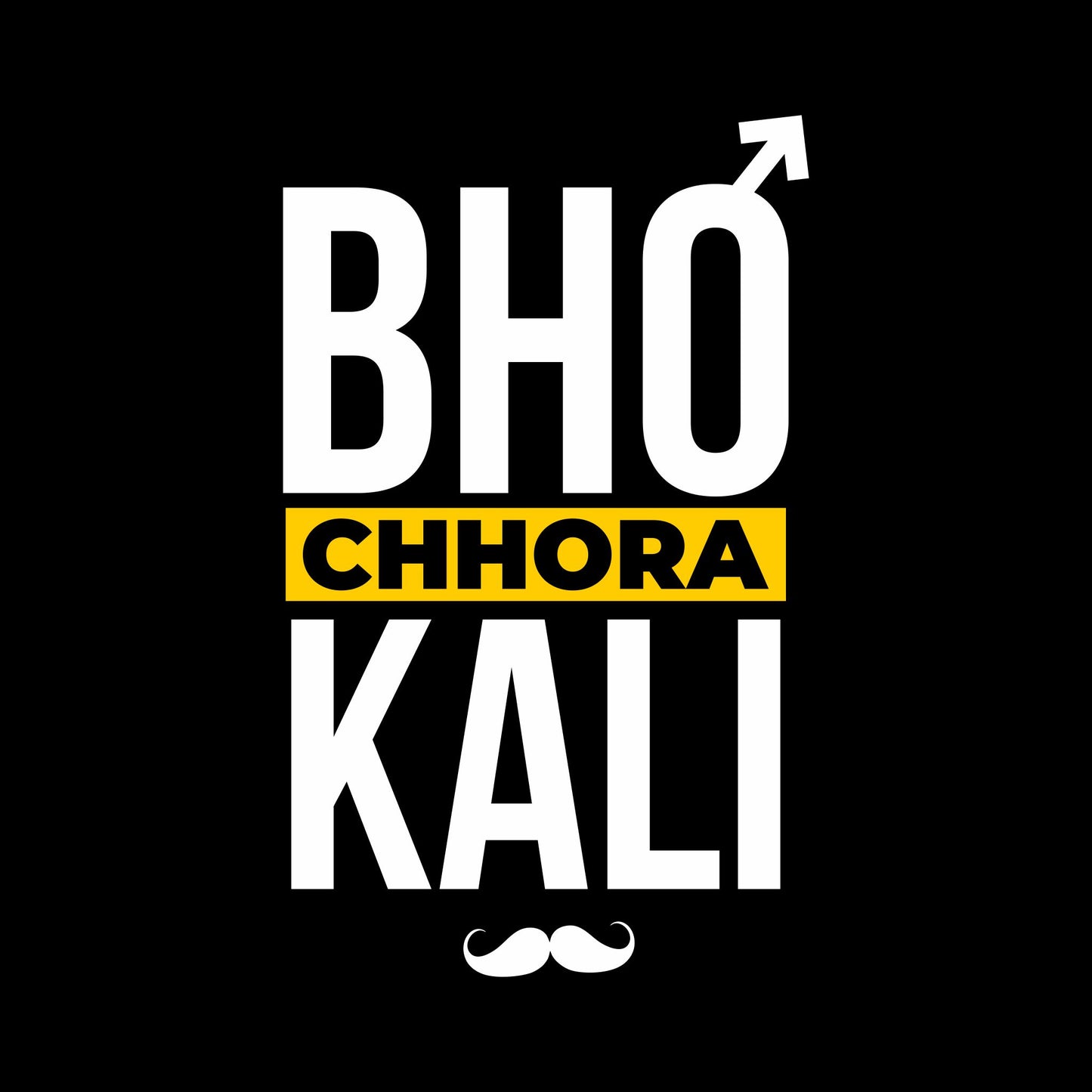 Bhokali Chora Printed Round Neck Cotton Men T-Shirt