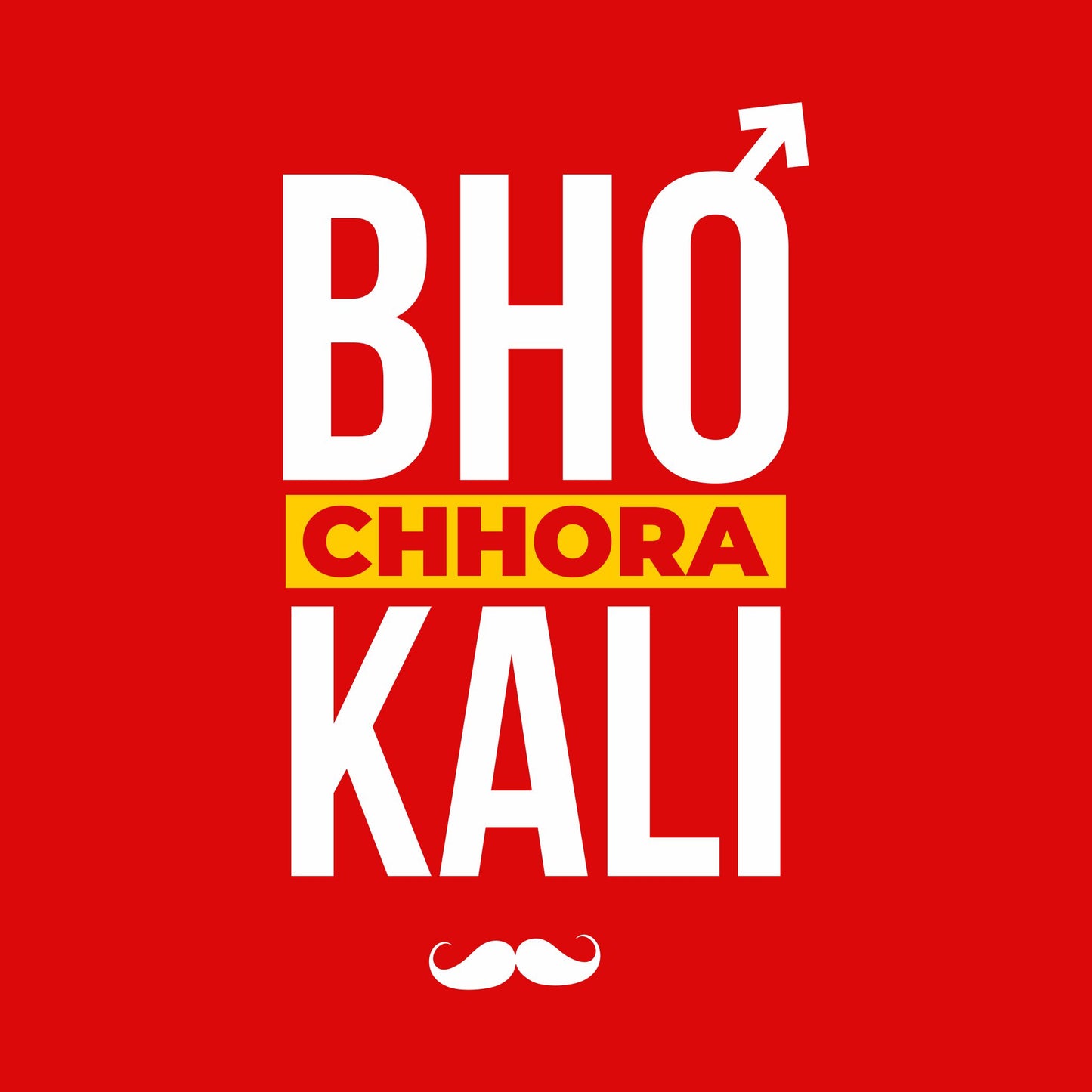 Bhokali Chora Printed Round Neck Cotton Men T-Shirt