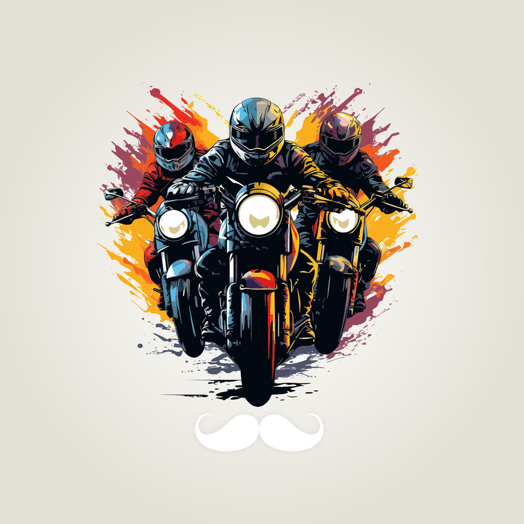 Bhokals Premium Oversized Front & Back Printed T-Shirt for Men - Biker