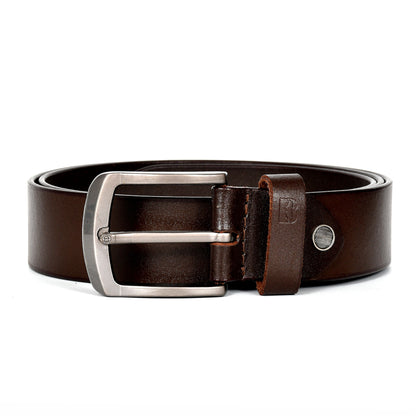 Bhokals Men Brown Casual Leather Belt