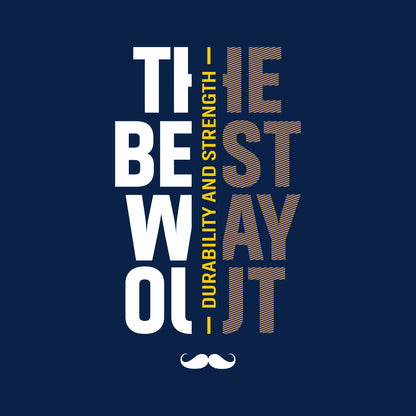 The Best Way Out Printed Round Neck Cotton Men T-Shirt