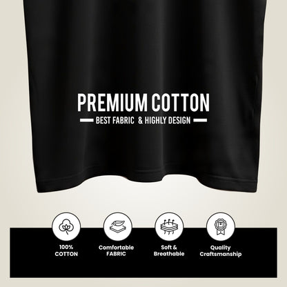 Bhokals Premium Oversized Front & Back Printed T-Shirt for Men - Biker