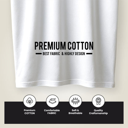 Bhokals Premium Oversized Front & Back Printed T-Shirt for Men - Astronaut