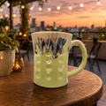 Bhokals Big Dots Light Green Round Coffee Mug