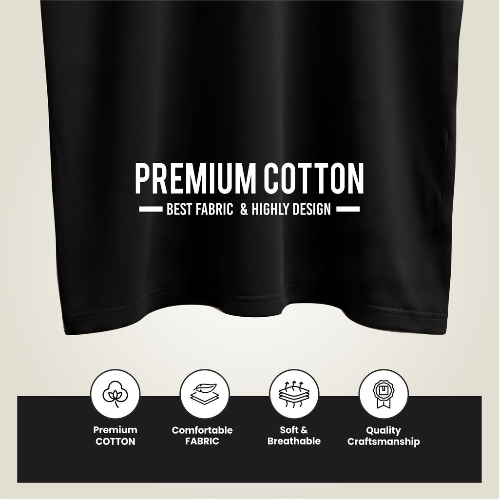 Bhokals Premium Oversized Front & Back Printed T-Shirt for Men - Astronaut