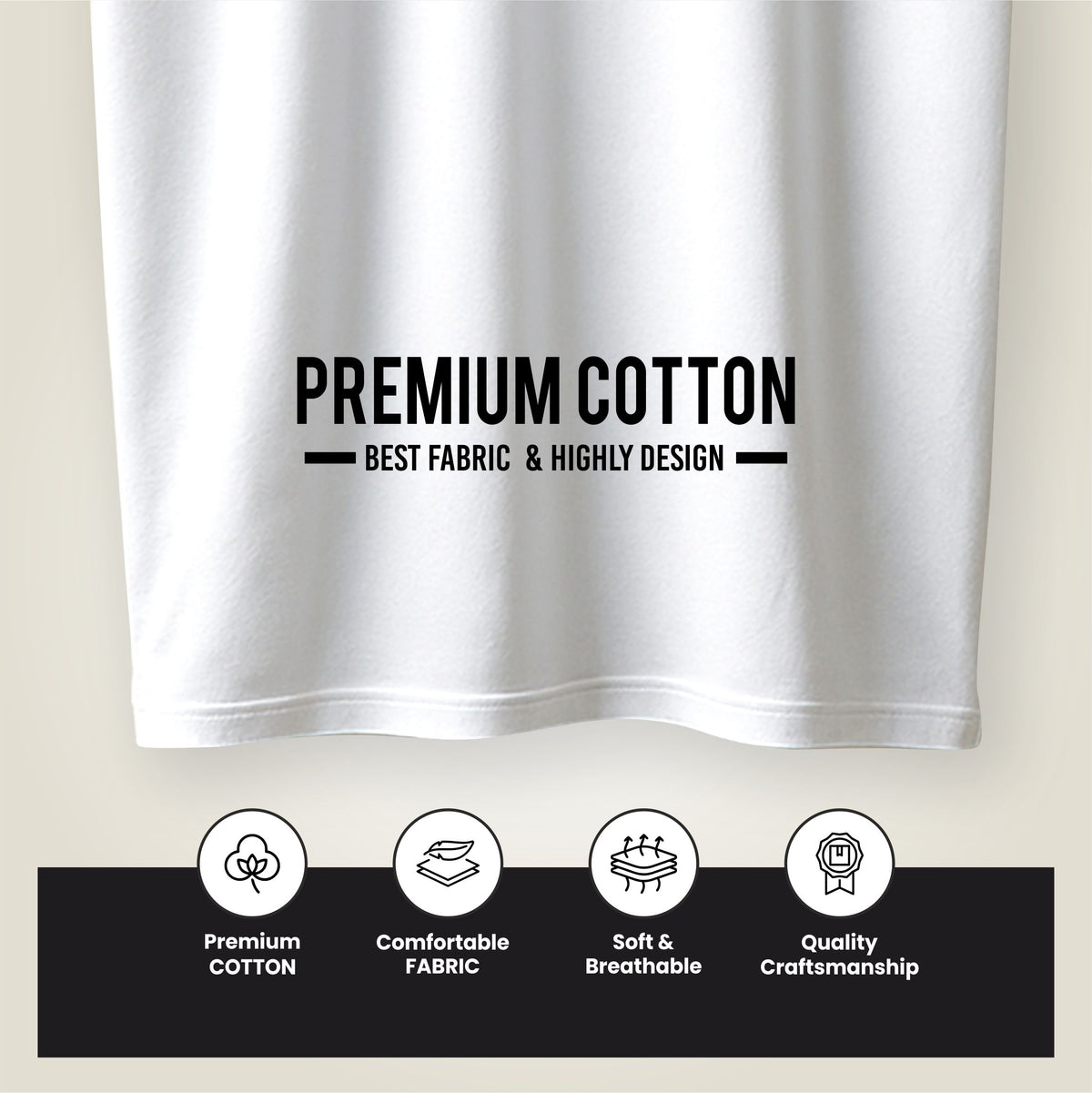 Plain Cotton Round neck Men T-Shirt