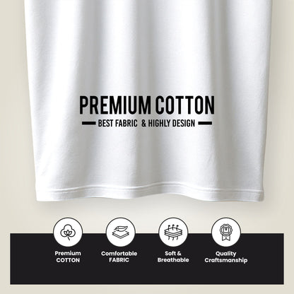 Bhokals Premium Oversized Front & Back Printed T-Shirt for Men - Dream