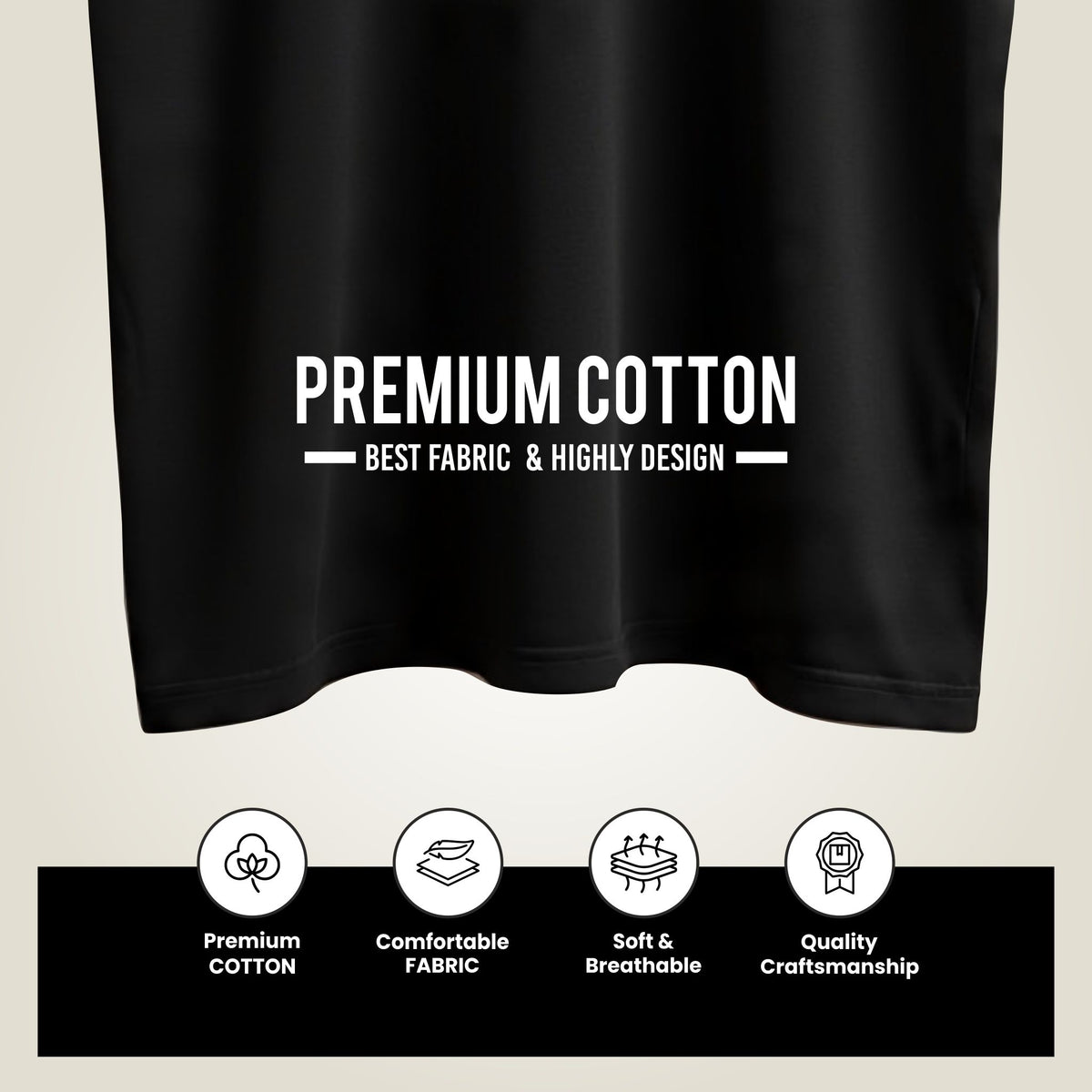 Baba Bhokali Hai Printed Round Neck Cotton Men T-Shirt