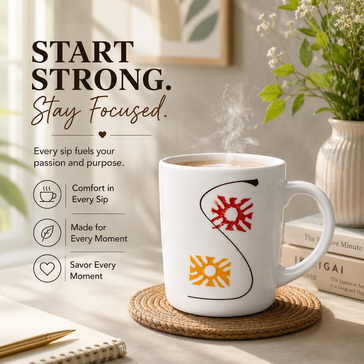 Bhokals Design Printed White Coffee Mug