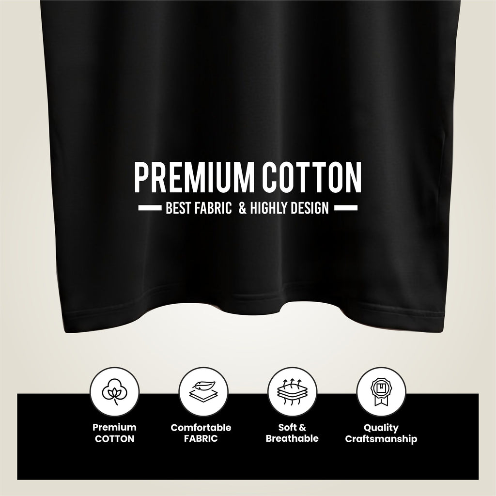 Big B Printed Round Neck Cotton Men T-Shirt