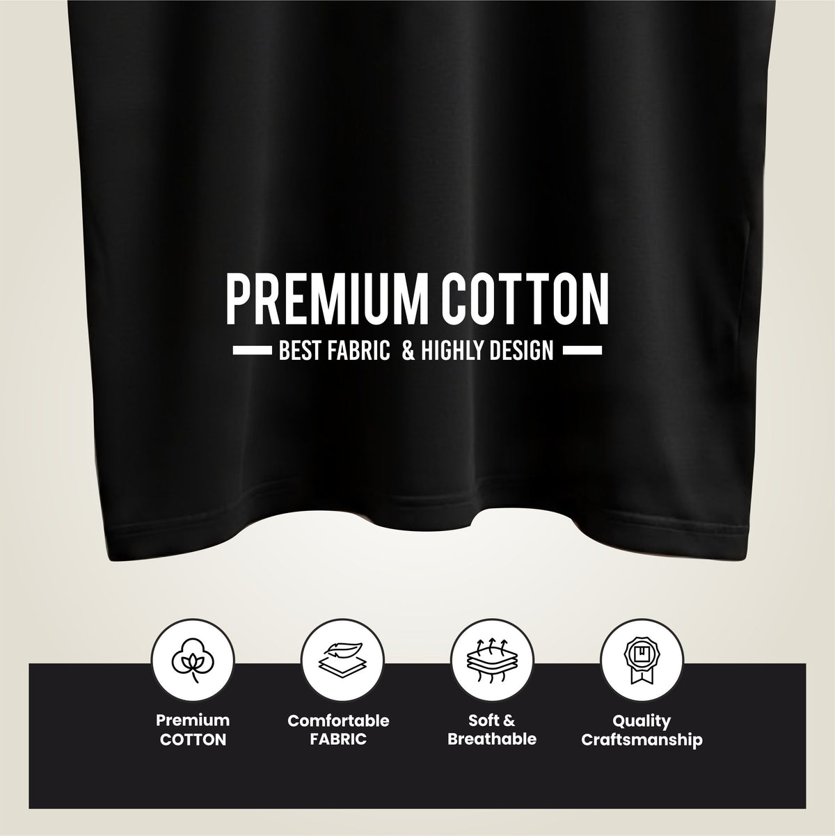 Bhokals Premium Oversized Front & Back Printed T-Shirt for Men - Dream
