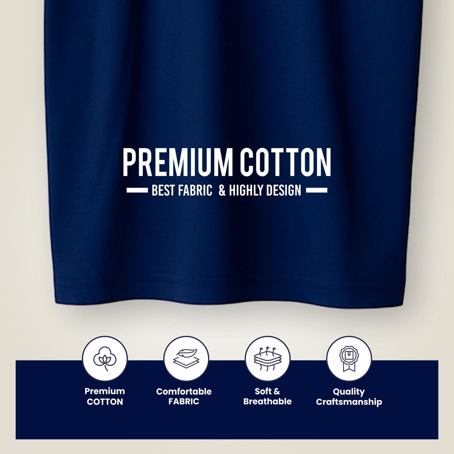 Bhokali Chora Printed Round Neck Cotton Men T-Shirt