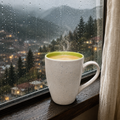 Bhokals Dots Print Green White Coffee Mug