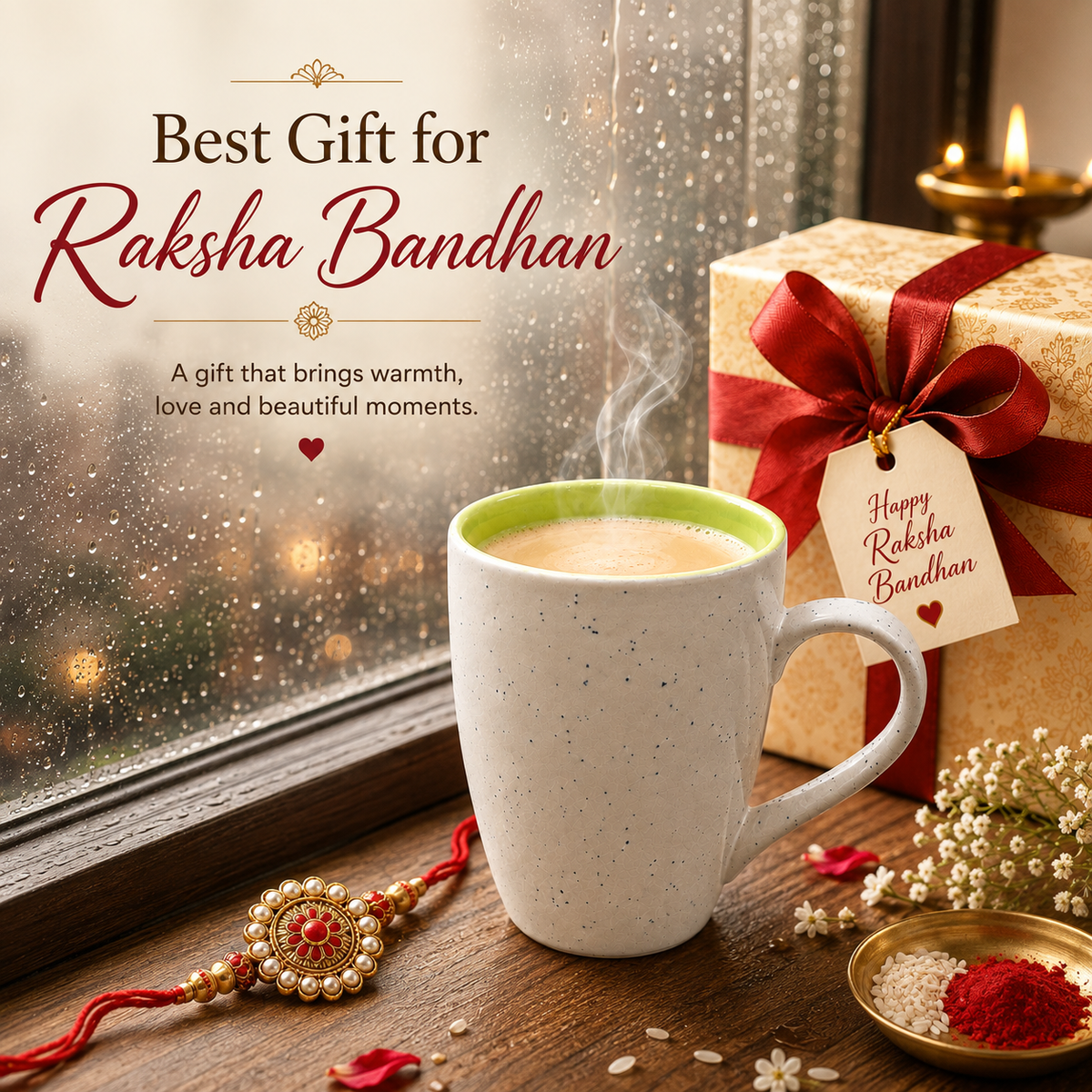 Bhokals Dots Print Green White Coffee Mug