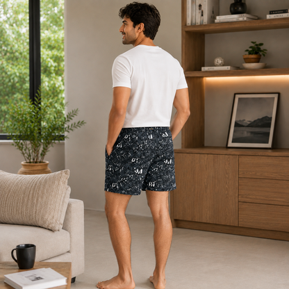 Grey Ghost Printed Cotton Boxer For Men