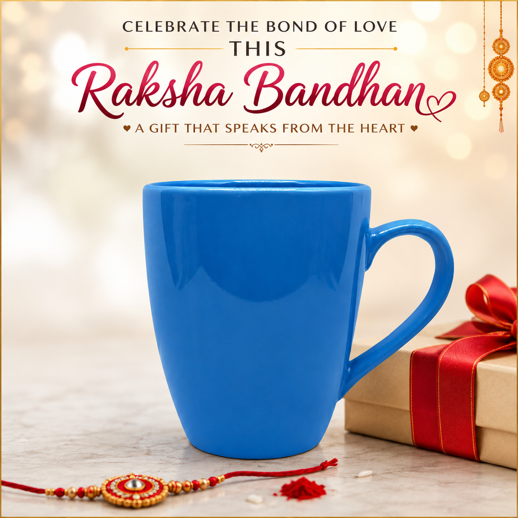 Bhokals Solid Sky Blue Coffee Mug