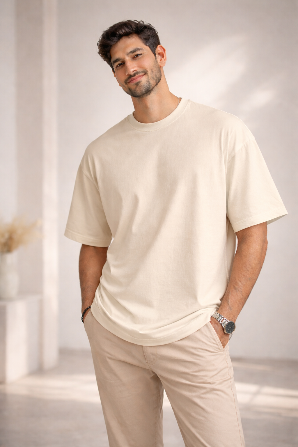 Bhokals "Plain Oversized" Cotton T-Shirt – Super Soft Comfort, Effortless Style