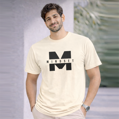 Bhokals "Mindset" Printed Round Neck, Cotton, Super Soft T-Shirt