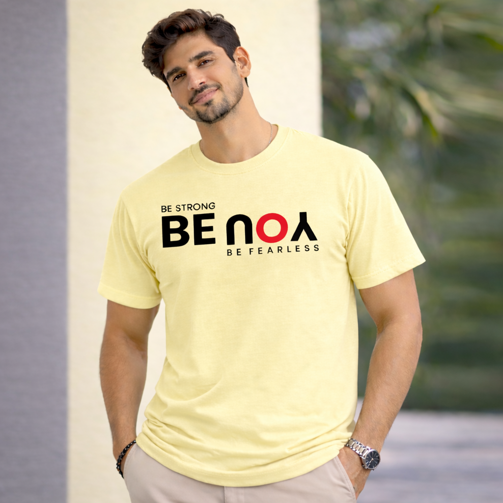 Bhokals " Be You " Printed, Round Neck, Cotton, Super Soft T-Shirt