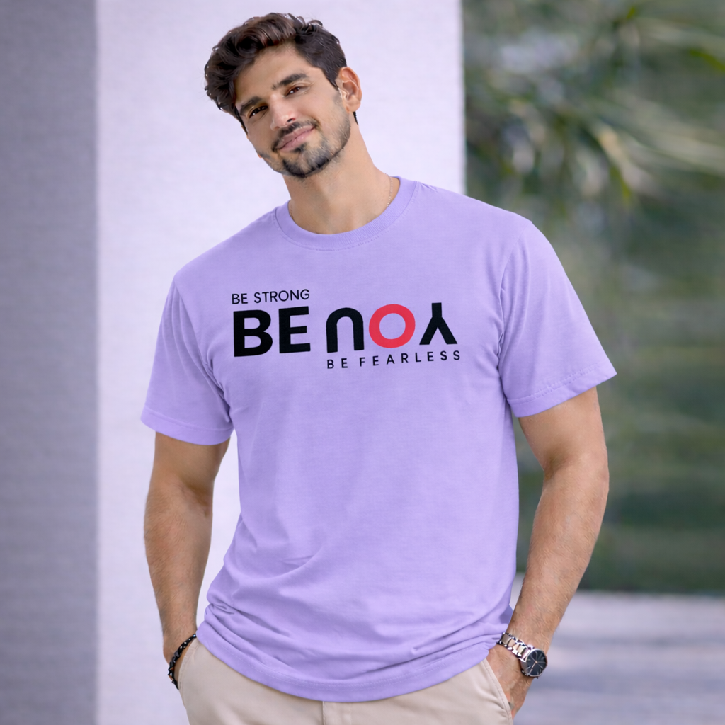 Bhokals " Be You " Printed, Round Neck, Cotton, Super Soft T-Shirt