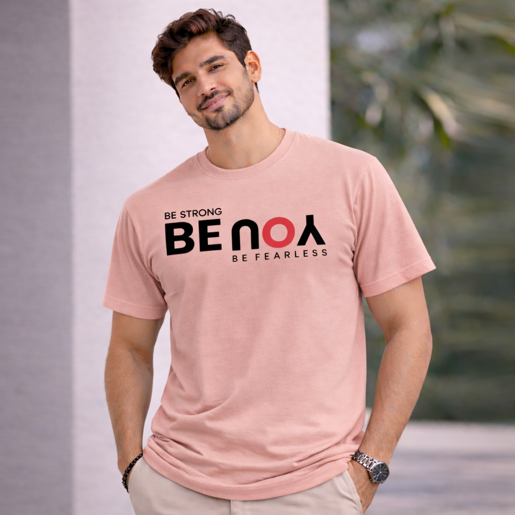 Bhokals " Be You " Printed, Round Neck, Cotton, Super Soft T-Shirt