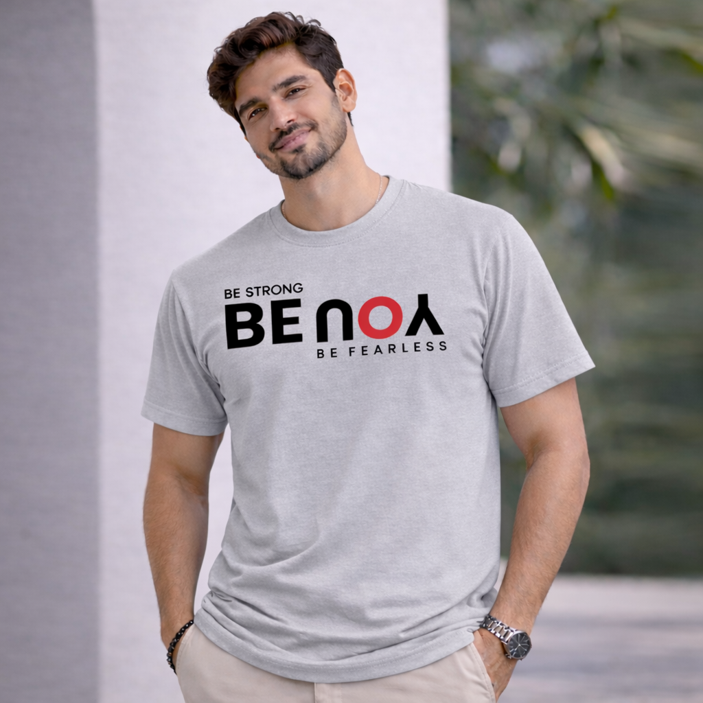 Bhokals " Be You " Printed, Round Neck, Cotton, Super Soft T-Shirt