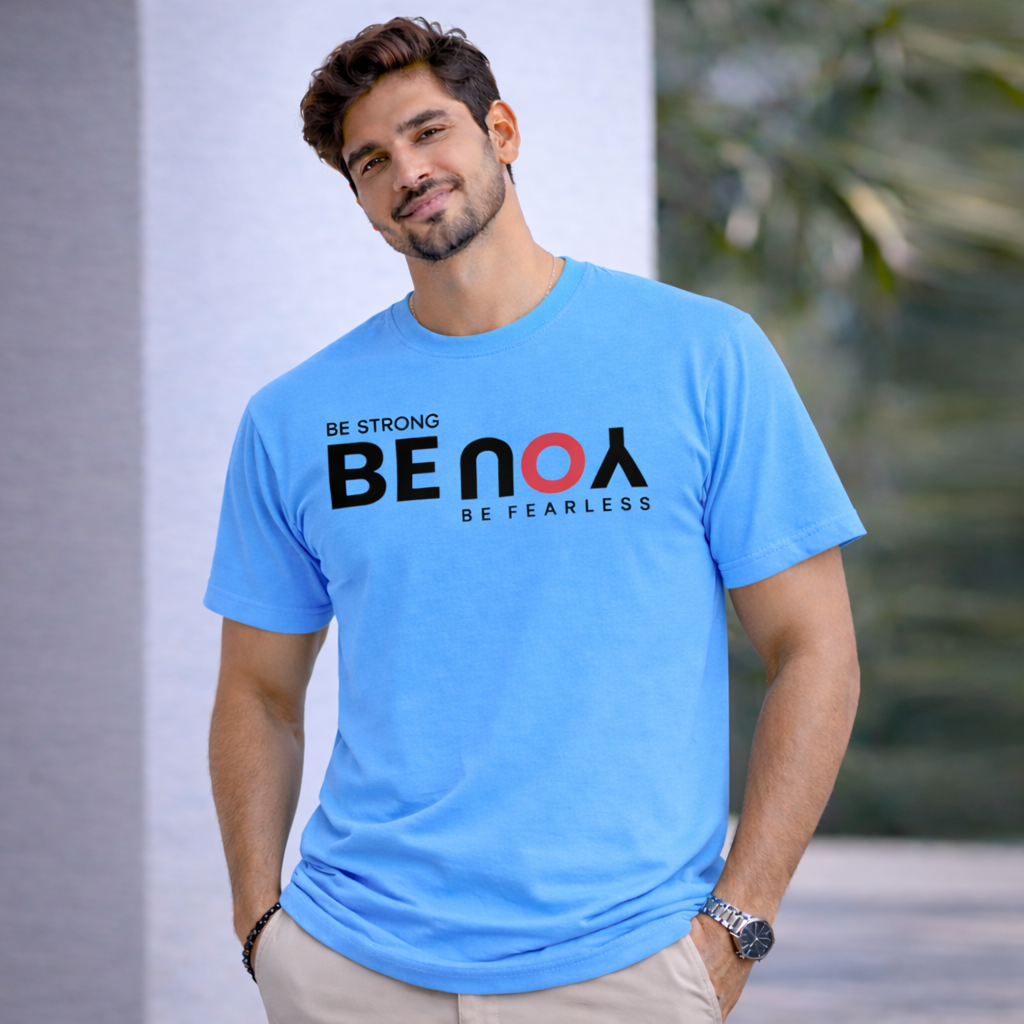 Bhokals " Be You " Printed, Round Neck, Cotton, Super Soft T-Shirt
