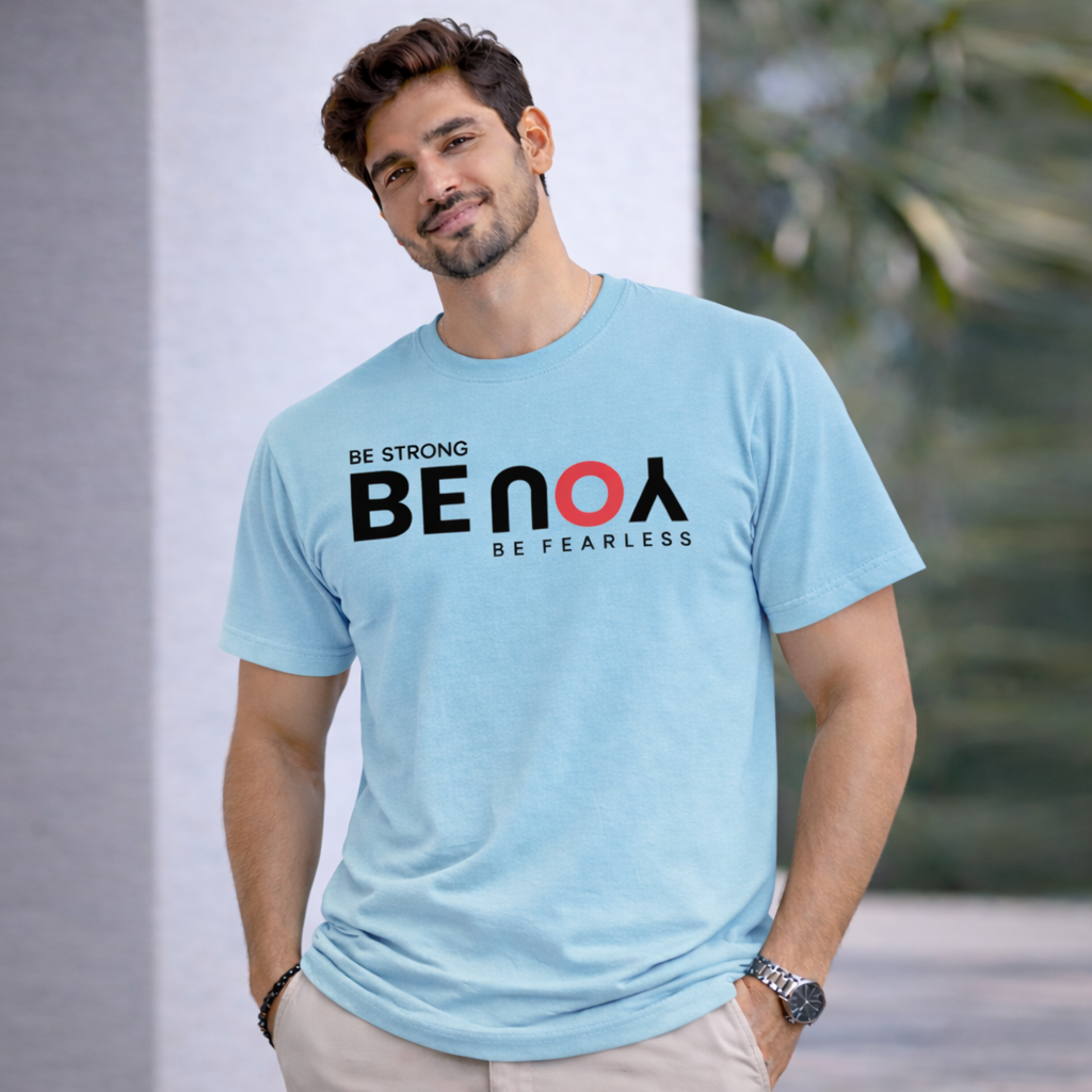 Bhokals " Be You " Printed, Round Neck, Cotton, Super Soft T-Shirt