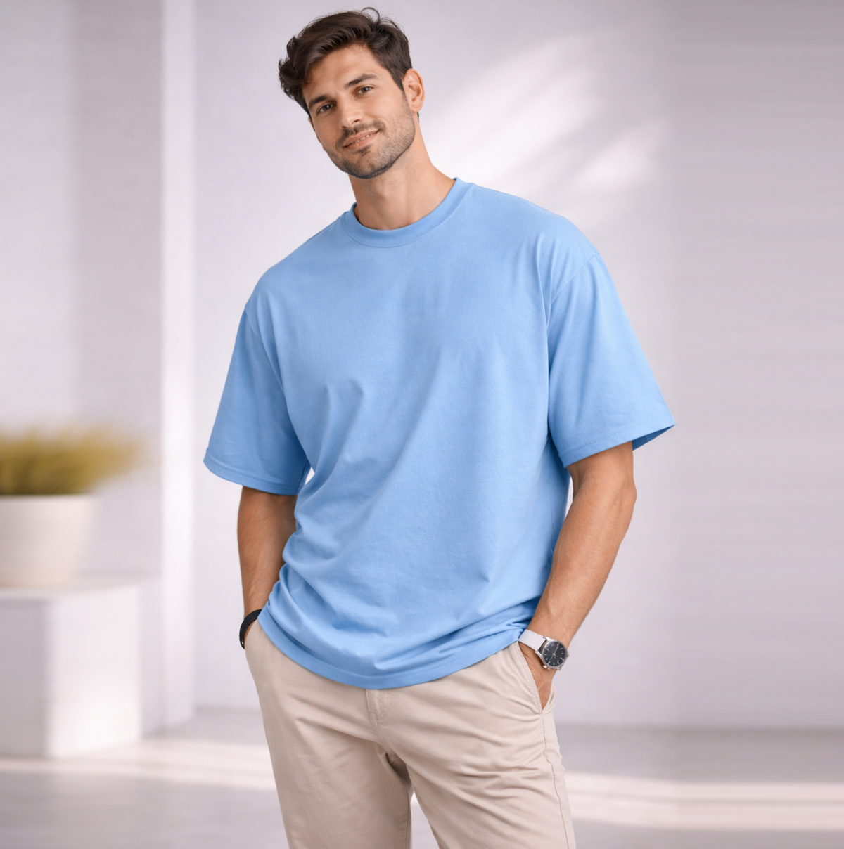 Bhokals "Plain Oversized" Cotton T-Shirt – Super Soft Comfort, Effortless Style