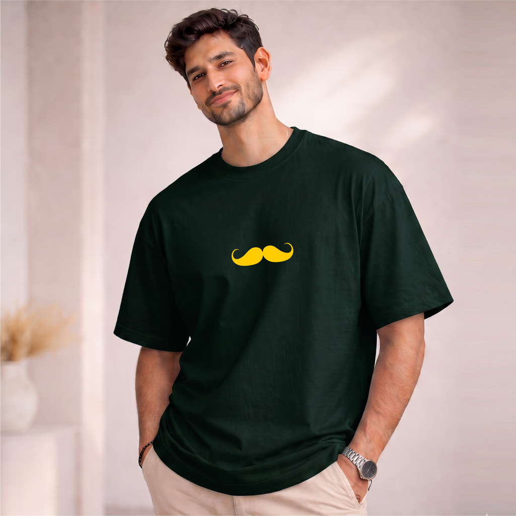 Men's Oversized Bhokals Printed T-Shirt