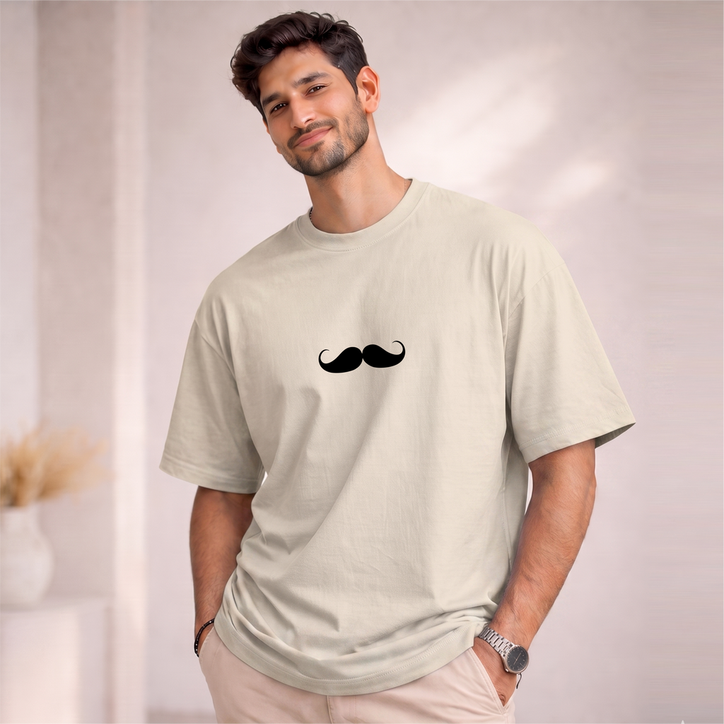 Men's Oversized Bhokals Printed T-Shirt