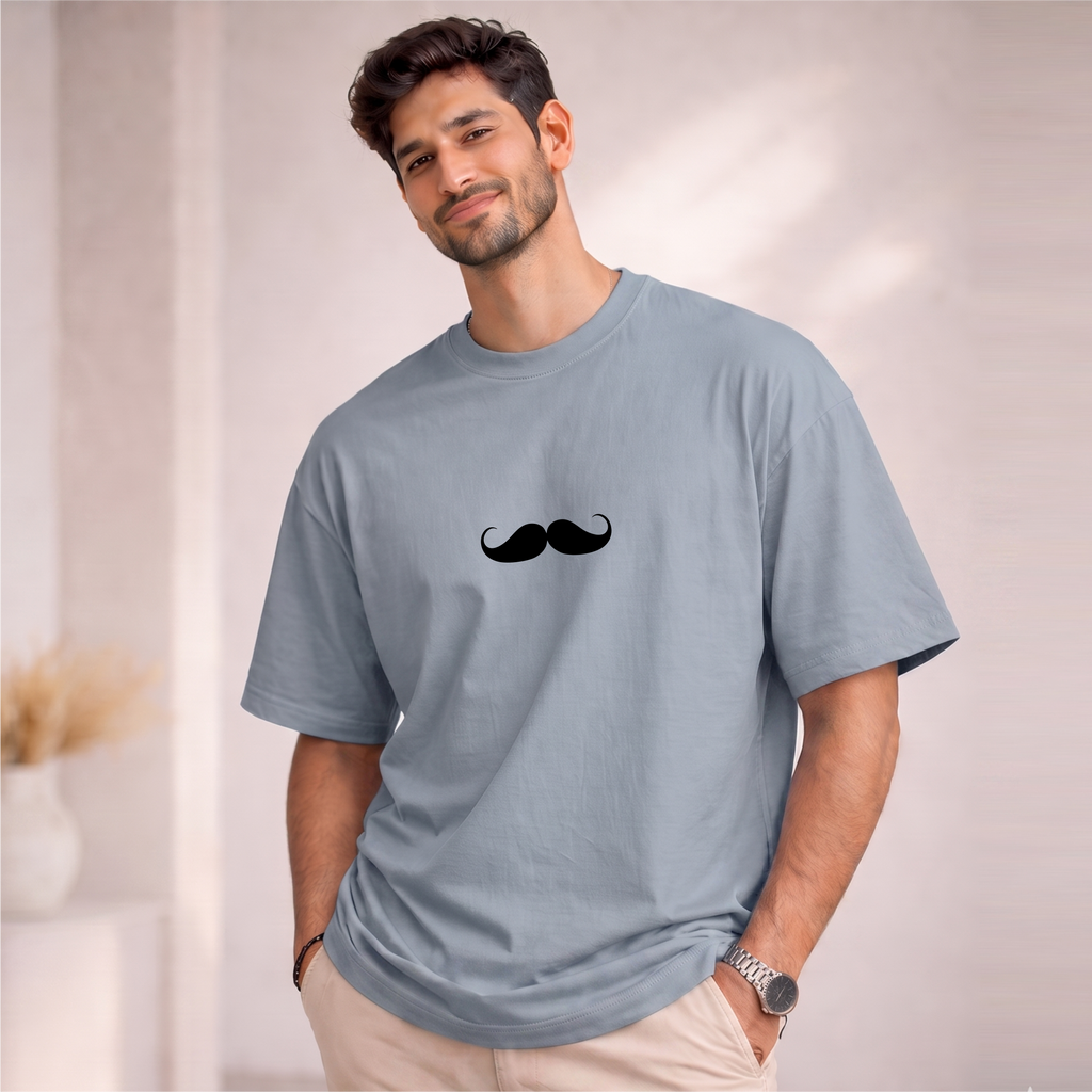 Men's Oversized Bhokals Printed T-Shirt