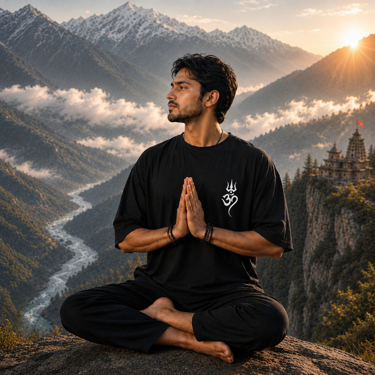 Om Trident Tee