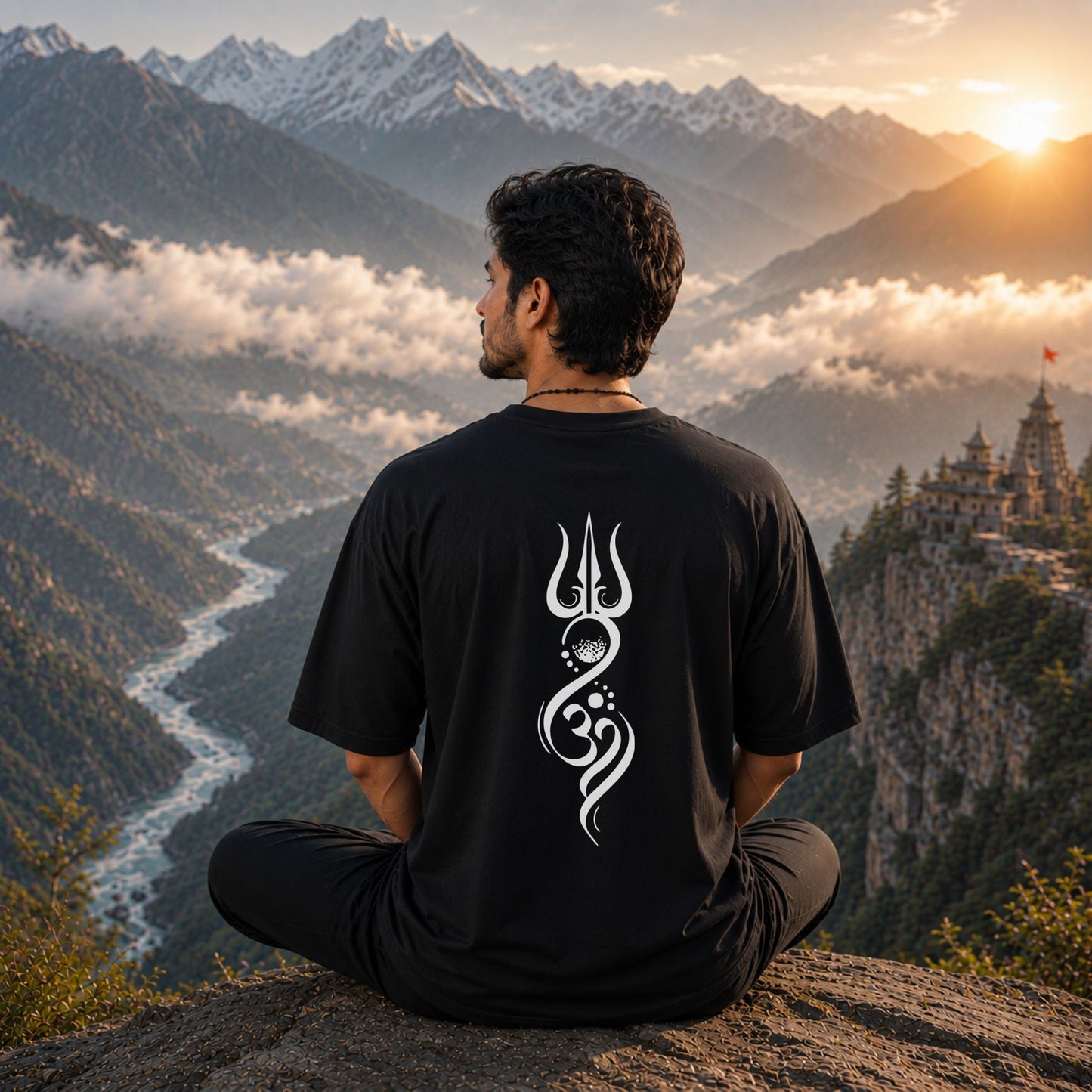 Om Trident Tee
