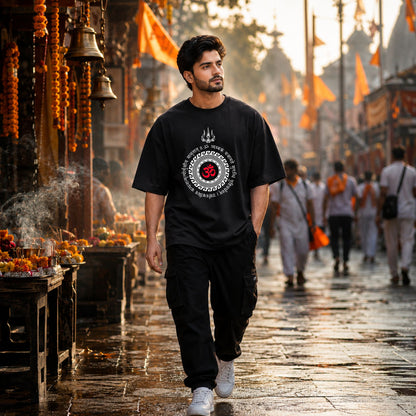 Crimson Om Trident Tee